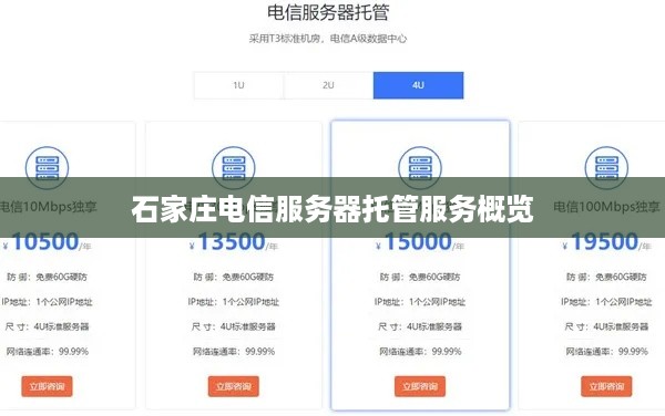 石家庄电信服务器托管服务概览