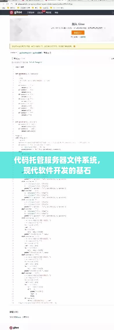 代码托管服务器文件系统，现代软件开发的基石