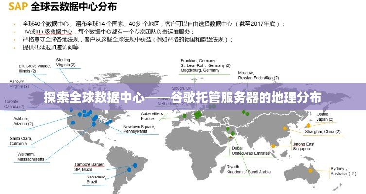 探索全球数据中心——谷歌托管服务器的地理分布