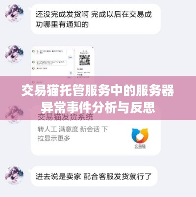 交易猫托管服务中的服务器异常事件分析与反思