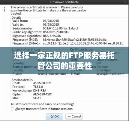 选择一家正规的FTP服务器托管公司的重要性