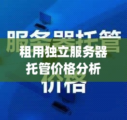 租用独立服务器托管价格分析