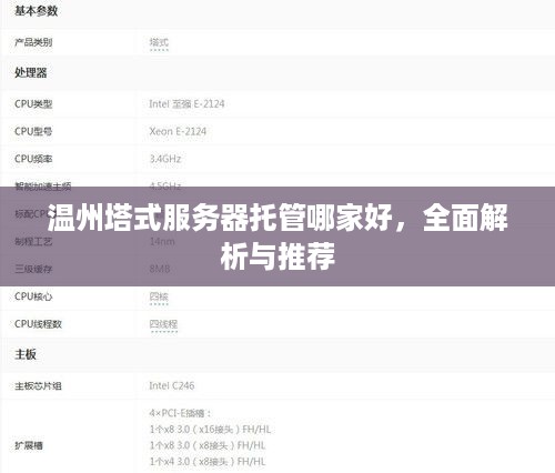 温州塔式服务器托管哪家好，全面解析与推荐