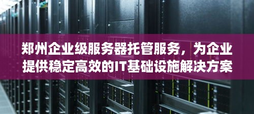 郑州企业级服务器托管服务，为企业提供稳定高效的IT基础设施解决方案