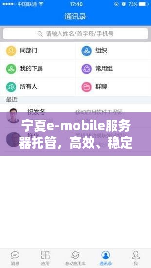 宁夏e-mobile服务器托管，高效、稳定、可靠的网络服务保障