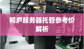 桐庐服务器托管参考价解析