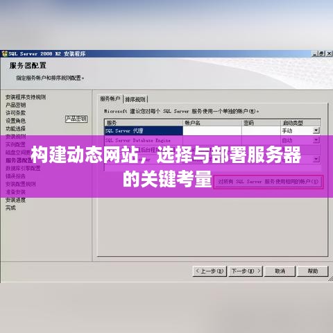 构建动态网站，选择与部署服务器的关键考量