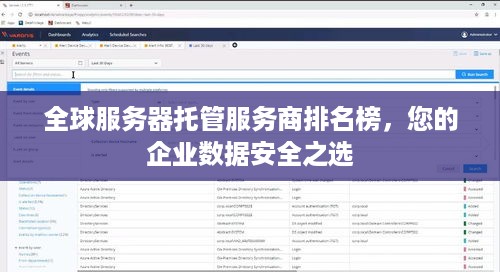 全球服务器托管服务商排名榜，您的企业数据安全之选