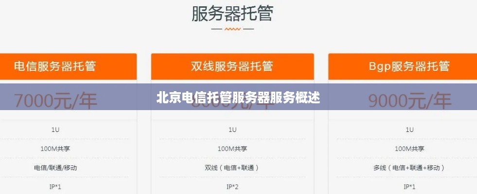 北京电信托管服务器服务概述