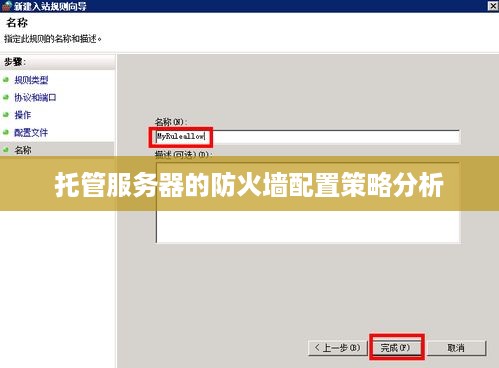 托管服务器的防火墙配置策略分析