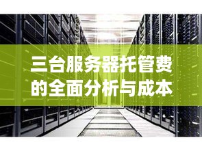 三台服务器托管费的全面分析与成本控制