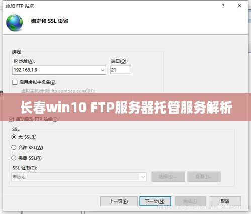 长春win10 FTP服务器托管服务解析