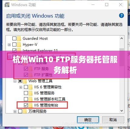 杭州Win10 FTP服务器托管服务解析