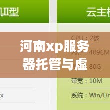 河南xp服务器托管与虚拟主机服务解析