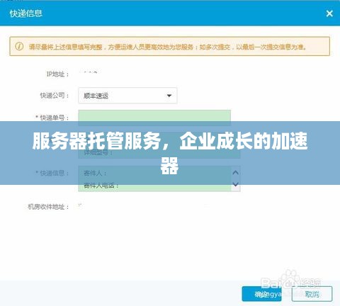 服务器托管服务，企业成长的加速器