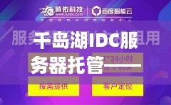 千岛湖IDC服务器托管——为企业信息化保驾护航