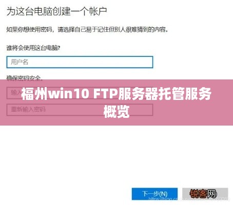 福州win10 FTP服务器托管服务概览