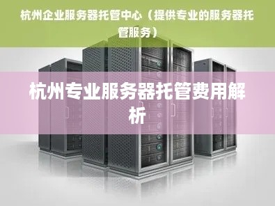 杭州专业服务器托管费用解析