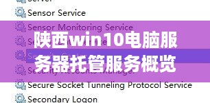 陕西win10电脑服务器托管服务概览