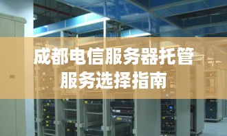 成都电信服务器托管服务选择指南