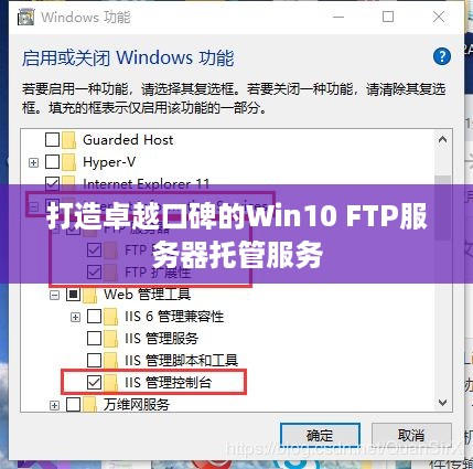 打造卓越口碑的Win10 FTP服务器托管服务