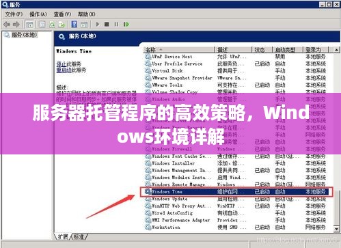 服务器托管程序的高效策略，Windows环境详解