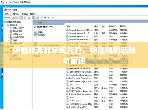 陕西服务器系统托管，物理机的选择与管理