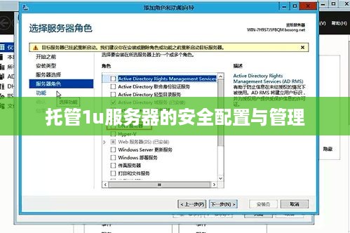 托管1u服务器的安全配置与管理