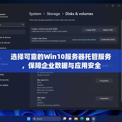 选择可靠的Win10服务器托管服务，保障企业数据与应用安全