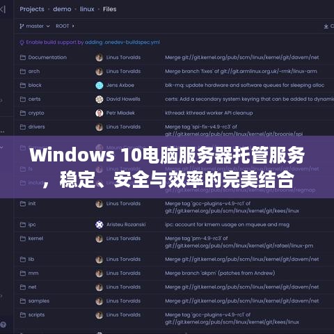 Windows 10电脑服务器托管服务，稳定、安全与效率的完美结合