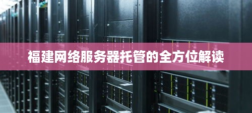 福建网络服务器托管的全方位解读