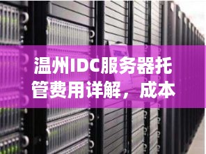 温州IDC服务器托管费用详解，成本因素与市场行情