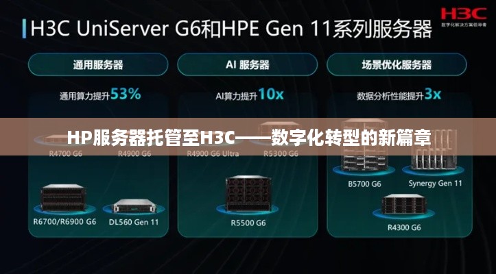 HP服务器托管至H3C——数字化转型的新篇章
